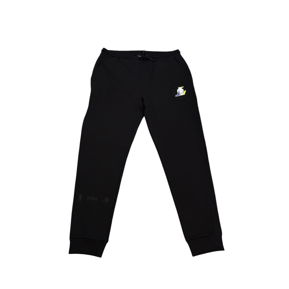 Hugo Boss Los Angeles Lakers Sweatpants Black Yellow Purple Mens Size XXL‎